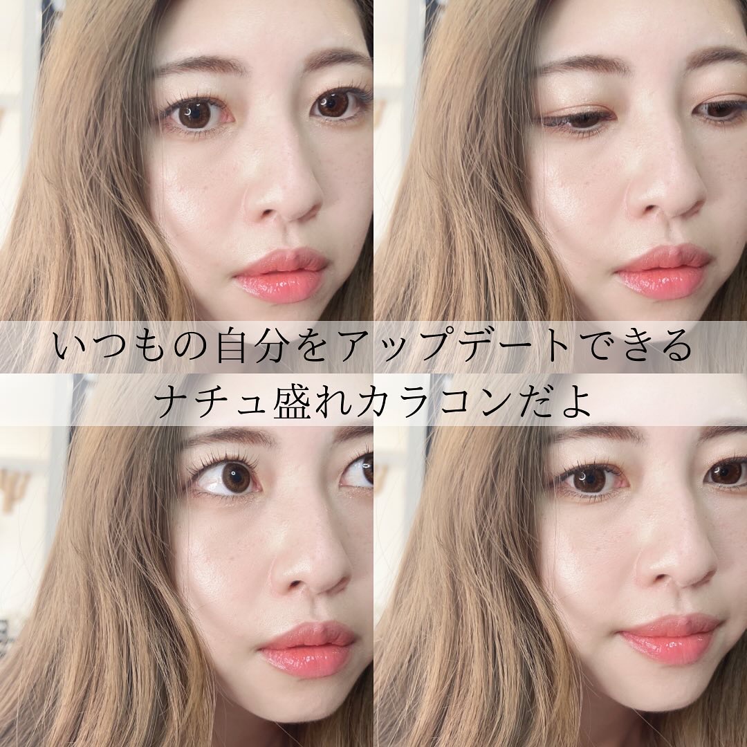 U.P.D. 1day ホログラムダリア/U.P.D./ワンデー（１DAY）カラコンを使ったクチコミ（3枚目）