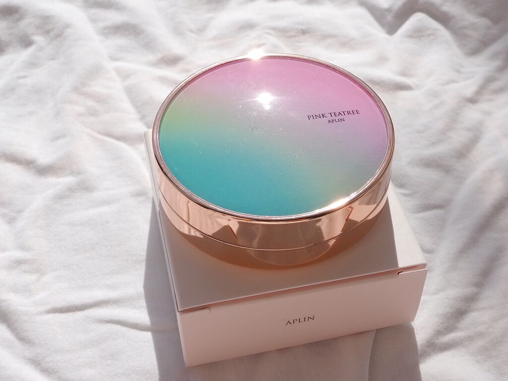 ピンクティーツリーカバークッション/APLIN/クッションファンデーションを使ったクチコミ(1枚目)