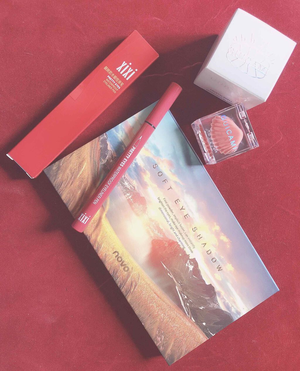 涼やーん on LIPS 「novasofteyeshadow01GUICAMIcryst..」(1枚目)