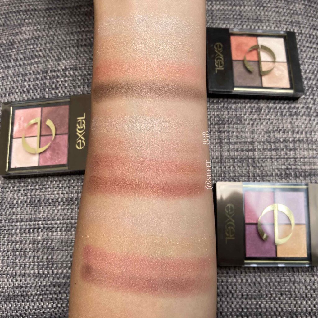 リアルクローズシャドウ/excel/アイシャドウパレットを使ったクチコミ(2枚目)