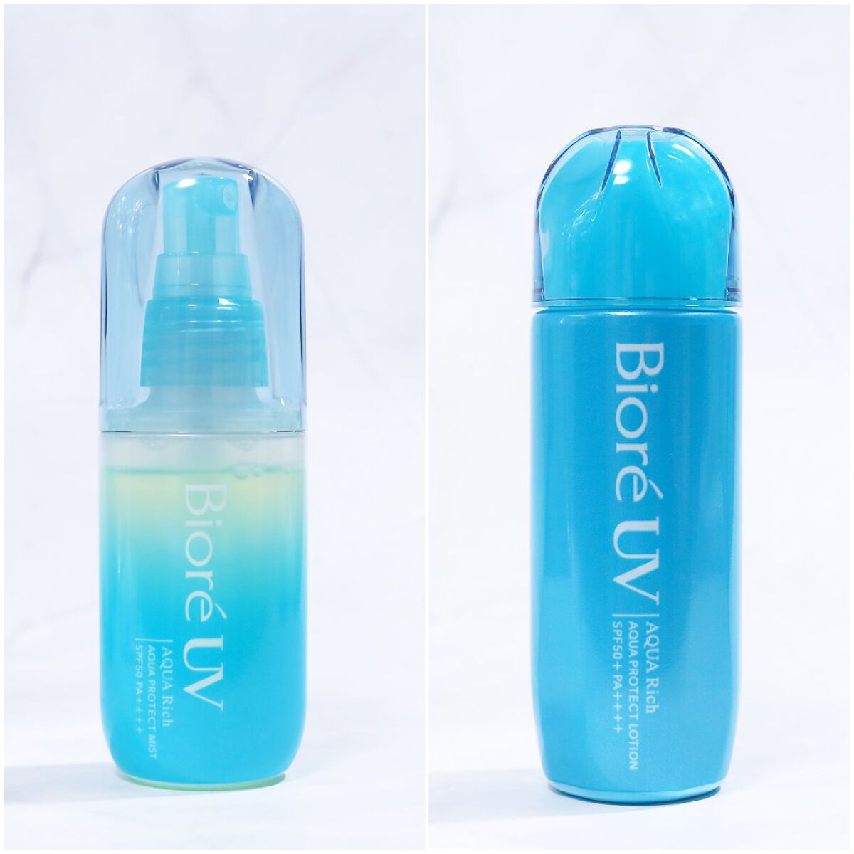 ビオレUV アクアリッチ アクアプロテクトローション(水層パック)/ビオレ/日焼け止めローションを使ったクチコミ（1枚目）