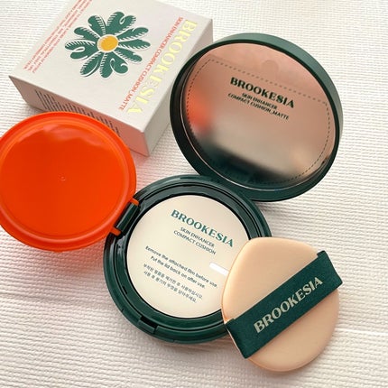 スキンエンハンサー コンパクト クッション (マット)/BROOKESIA/クッションファンデーションを使ったクチコミ(4枚目)