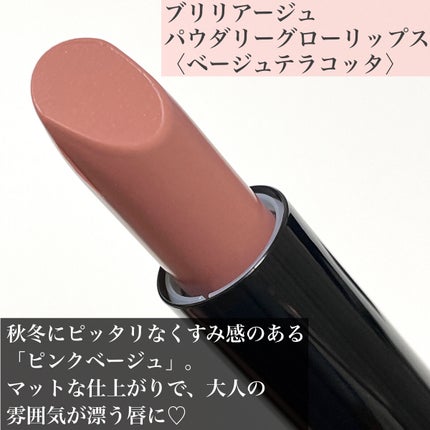 パウダーグローリップス/ブリリアージュ/口紅を使ったクチコミ(3枚目)