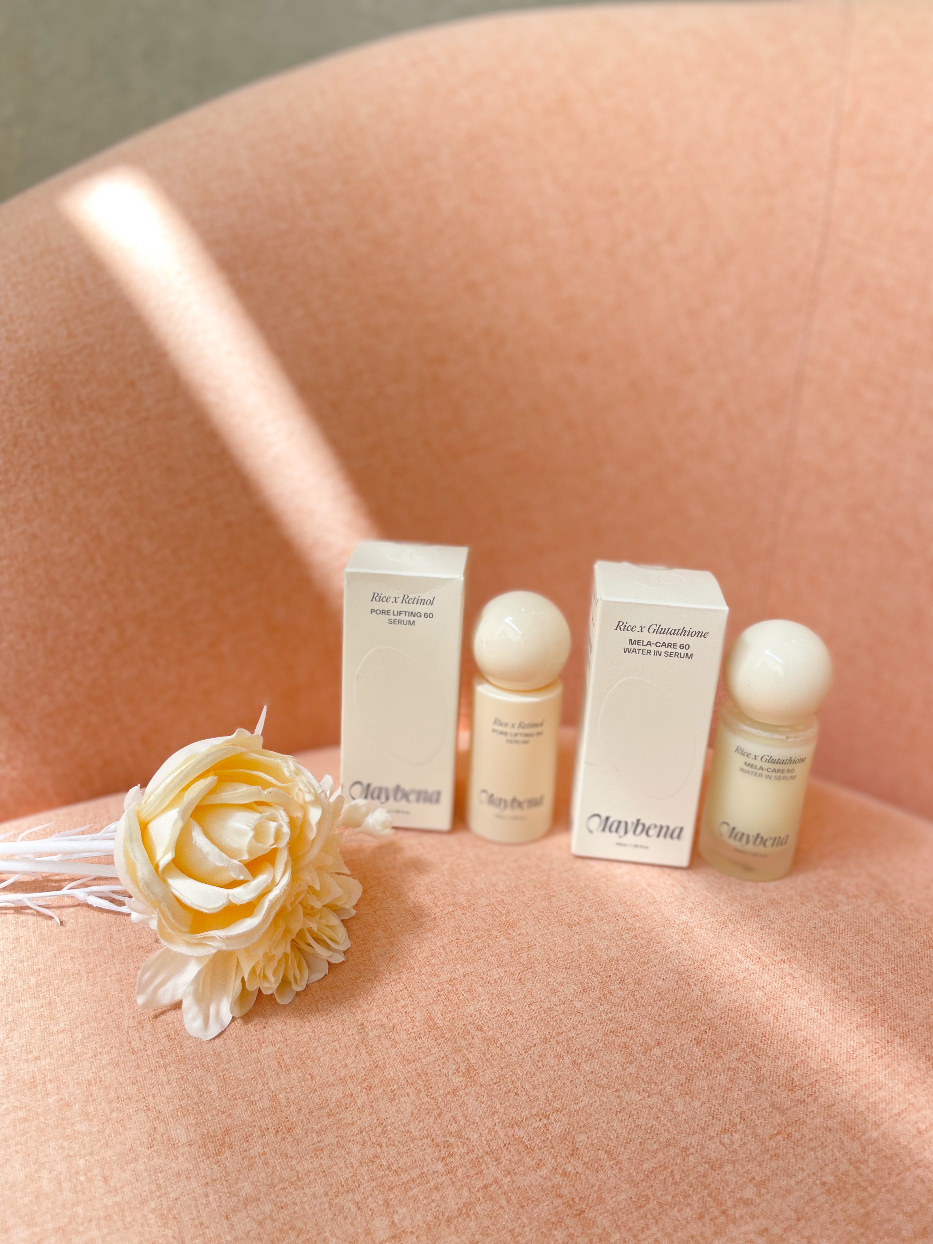 ライスXレチノール フォアリフティング 60セラム/MAYBENA/美容液を使ったクチコミ（2枚目）