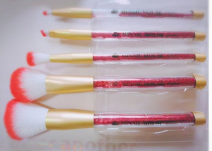 メイクブラシ ミニー Minnie Dots/ディズニーストア/メイクブラシを使ったクチコミ(1枚目)