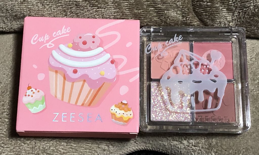 ZEESEAデザートコレクション４カラーアイシャドウパレット/ZEESEA/アイシャドウパレットを使ったクチコミ（2枚目）