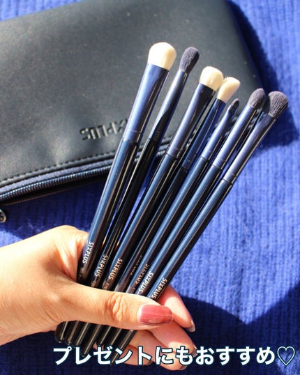 SIXPLUS ホワイトパール アイメイクブラシ 7本セット/SIXPLUS/メイクブラシを使ったクチコミ(9枚目)