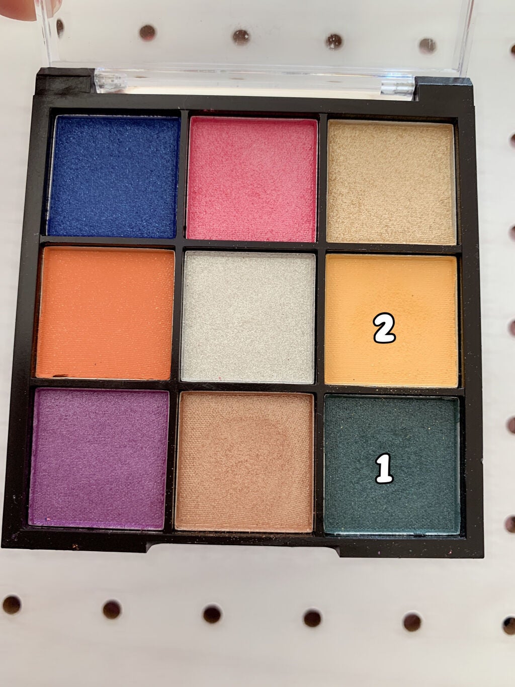 UR GLAM BLOOMING EYE COLOR PALETTE/U R GLAM/アイシャドウパレットを使ったクチコミ(2枚目)