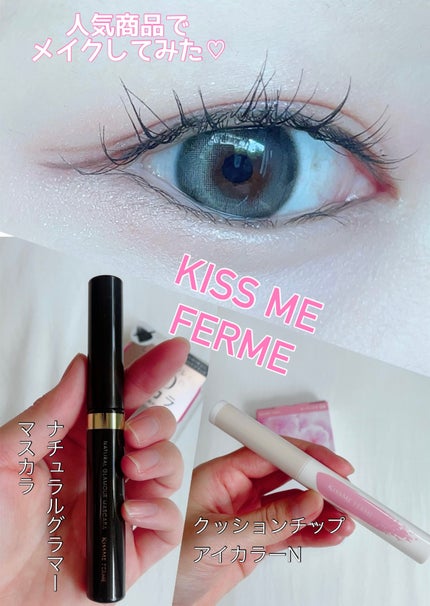 クッションチップアイカラーN/キスミー フェルム/単色アイシャドウを使ったクチコミ(1枚目)