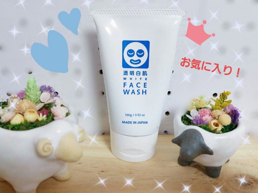 ホワイトフェイスウォッシュ/透明白肌/洗顔フォームを使ったクチコミ(1枚目)