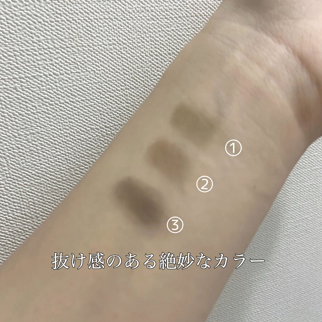 アイブロー パウダー/ちふれ/パウダーアイブロウを使ったクチコミ（3枚目）