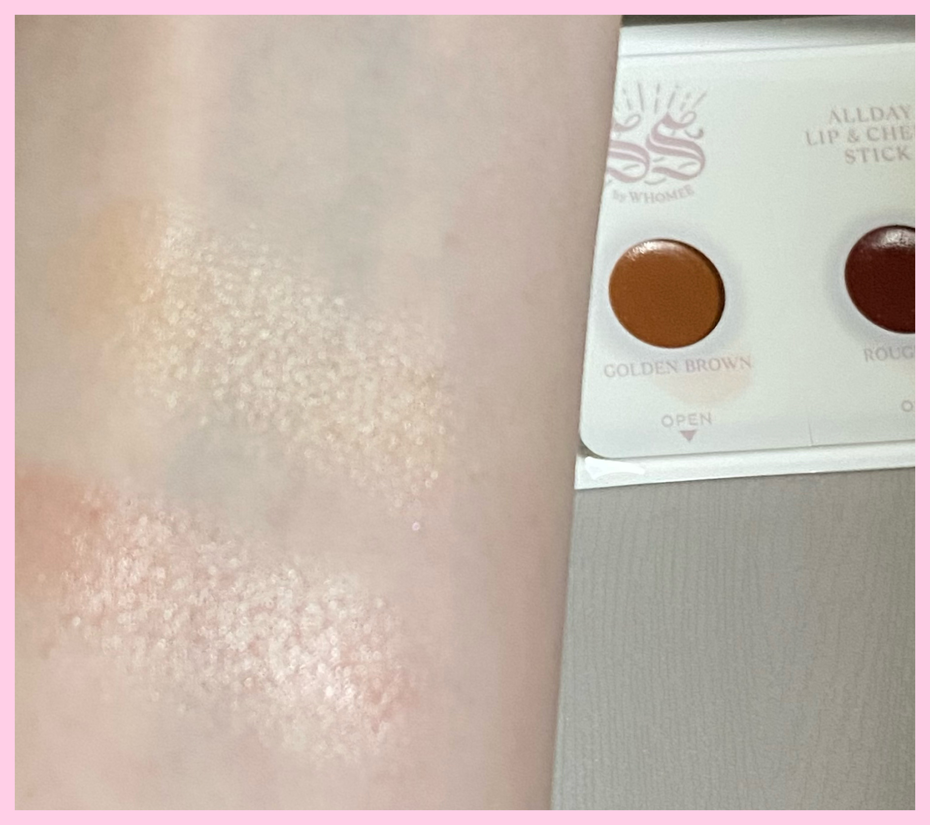 オールデイリップ＆チークスティック/SS by WHOMEE/口紅を使ったクチコミ（2枚目）