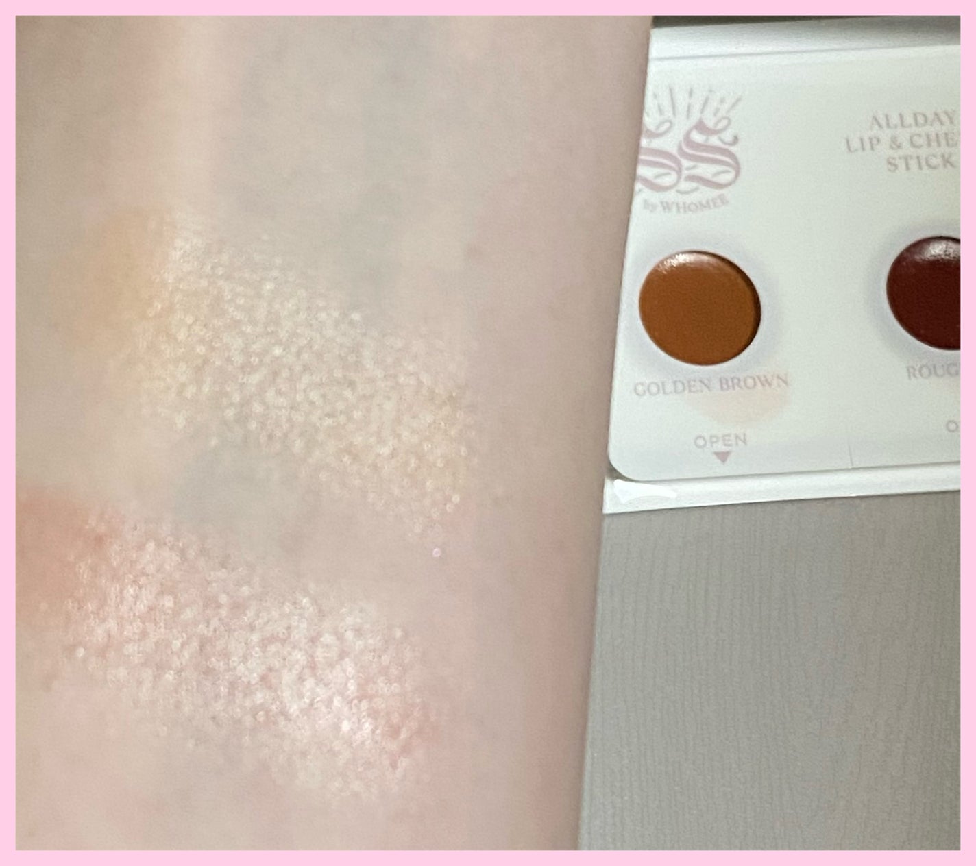 オールデイリップ&チークスティック/SS by WHOMEE/口紅を使ったクチコミ(2枚目)