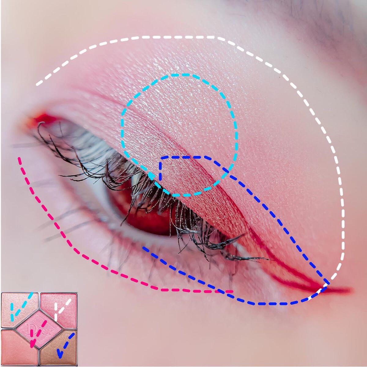 【旧】サンク クルール クチュール/Dior/アイシャドウパレットを使ったクチコミ（2枚目）