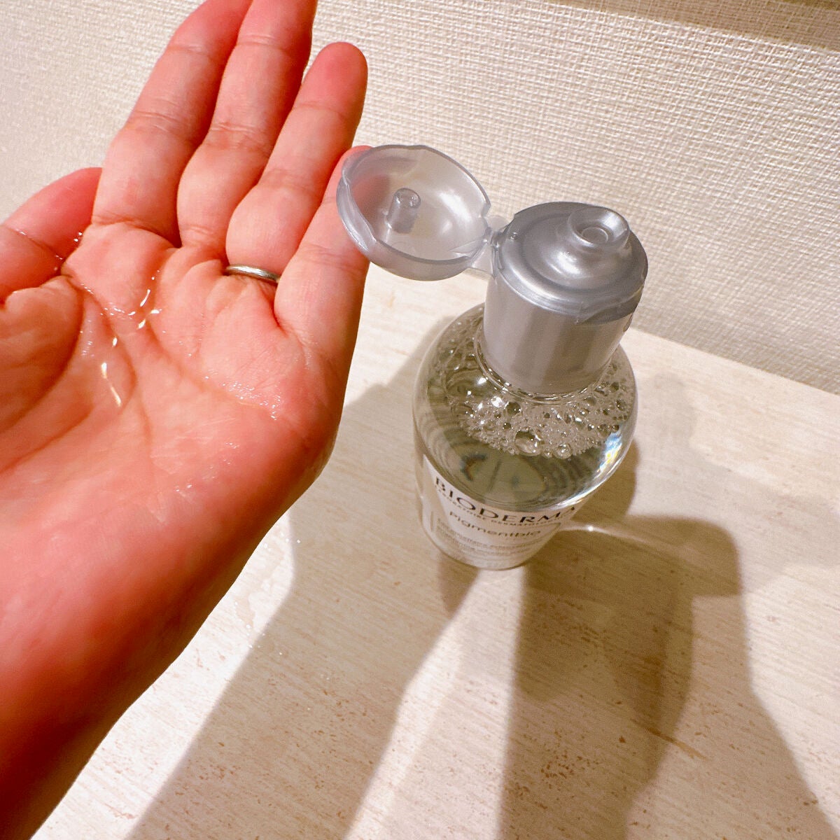 ピグメンビオ エイチツーオーホワイト/ビオデルマ/クレンジングウォーターを使ったクチコミ(3枚目)