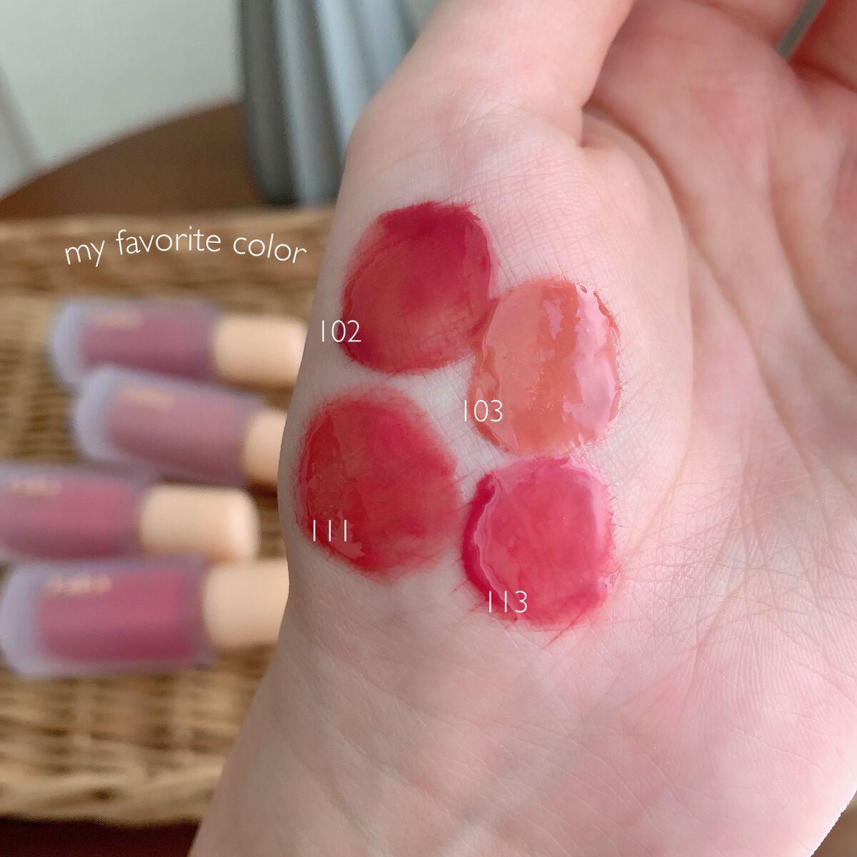 フルーティーグラムティント/Laka/リップティントを使ったクチコミ(9枚目)