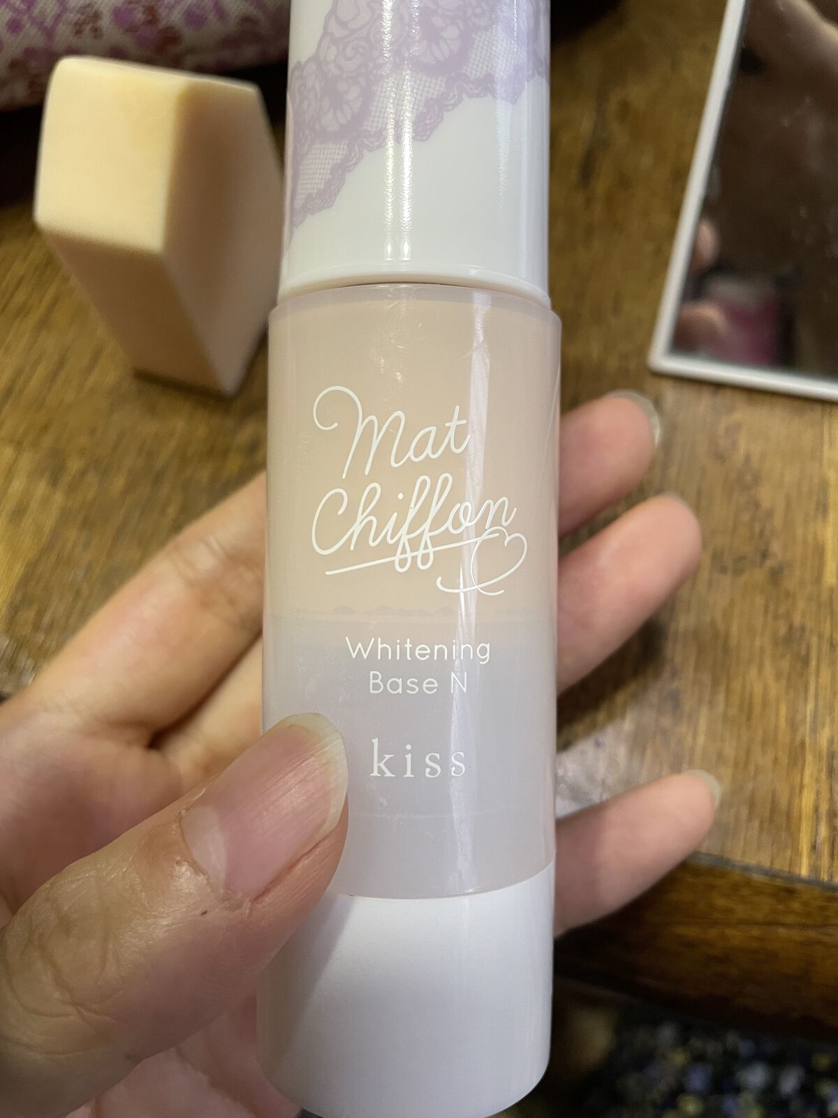 マットシフォン UVホワイトニングベースN/KiSS/化粧下地を使ったクチコミ（1枚目）