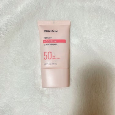 トーンアップ ノーセバム サンスクリーン SPF50+ PA++++/innisfree/日焼け止め・UVケアを使ったクチコミ（1枚目）