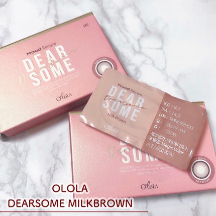 ディアサム(DearSome)/OLOLA/カラーコンタクトレンズを使ったクチコミ(4枚目)