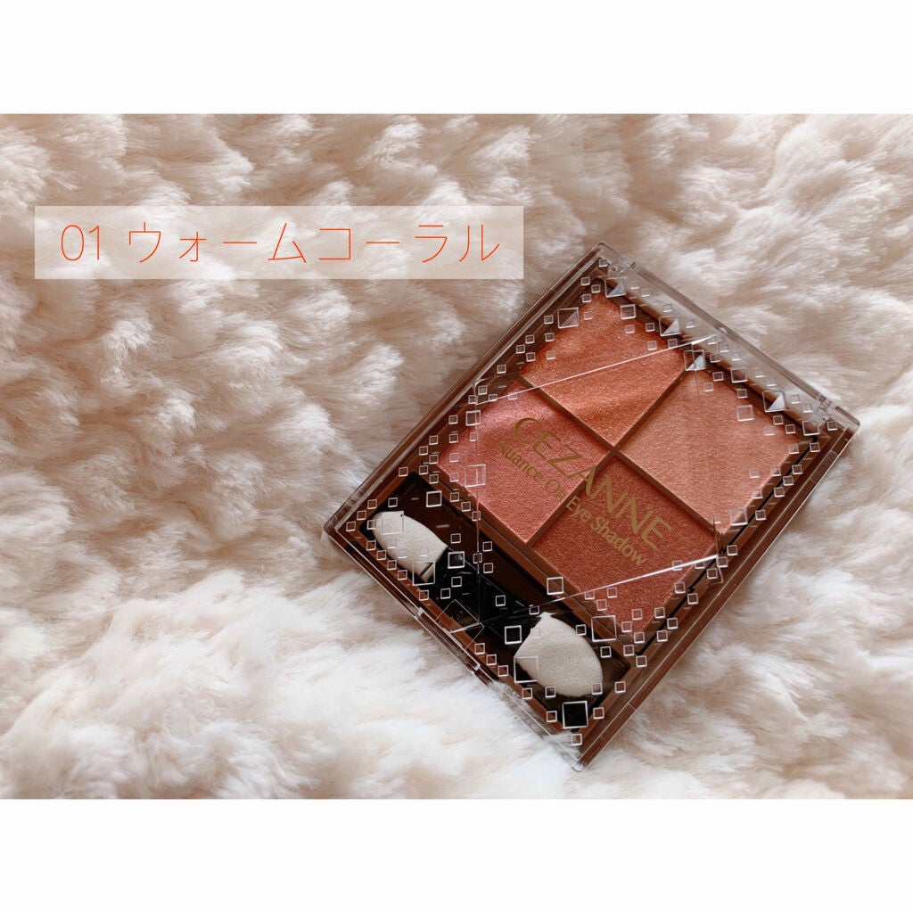 ニュアンスオンアイシャドウ/CEZANNE/アイシャドウパレットを使ったクチコミ(4枚目)