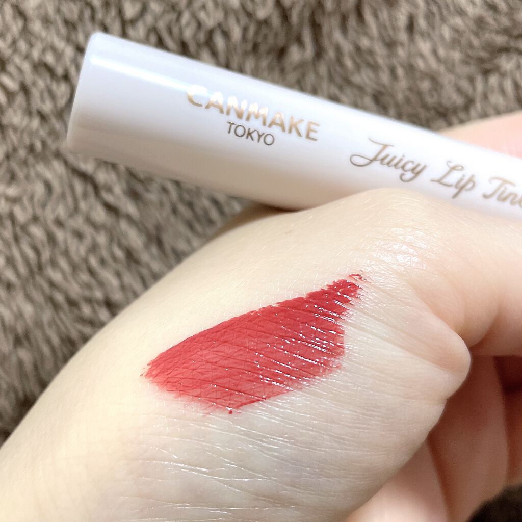 ジューシーリップティント/キャンメイク/口紅を使ったクチコミ（2枚目）