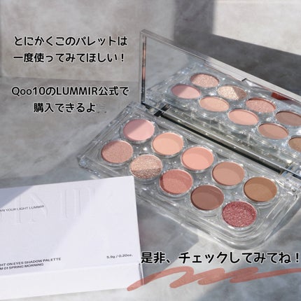 ライトオンアイズシャドウパレット/ルミル/アイシャドウパレットを使ったクチコミ(9枚目)