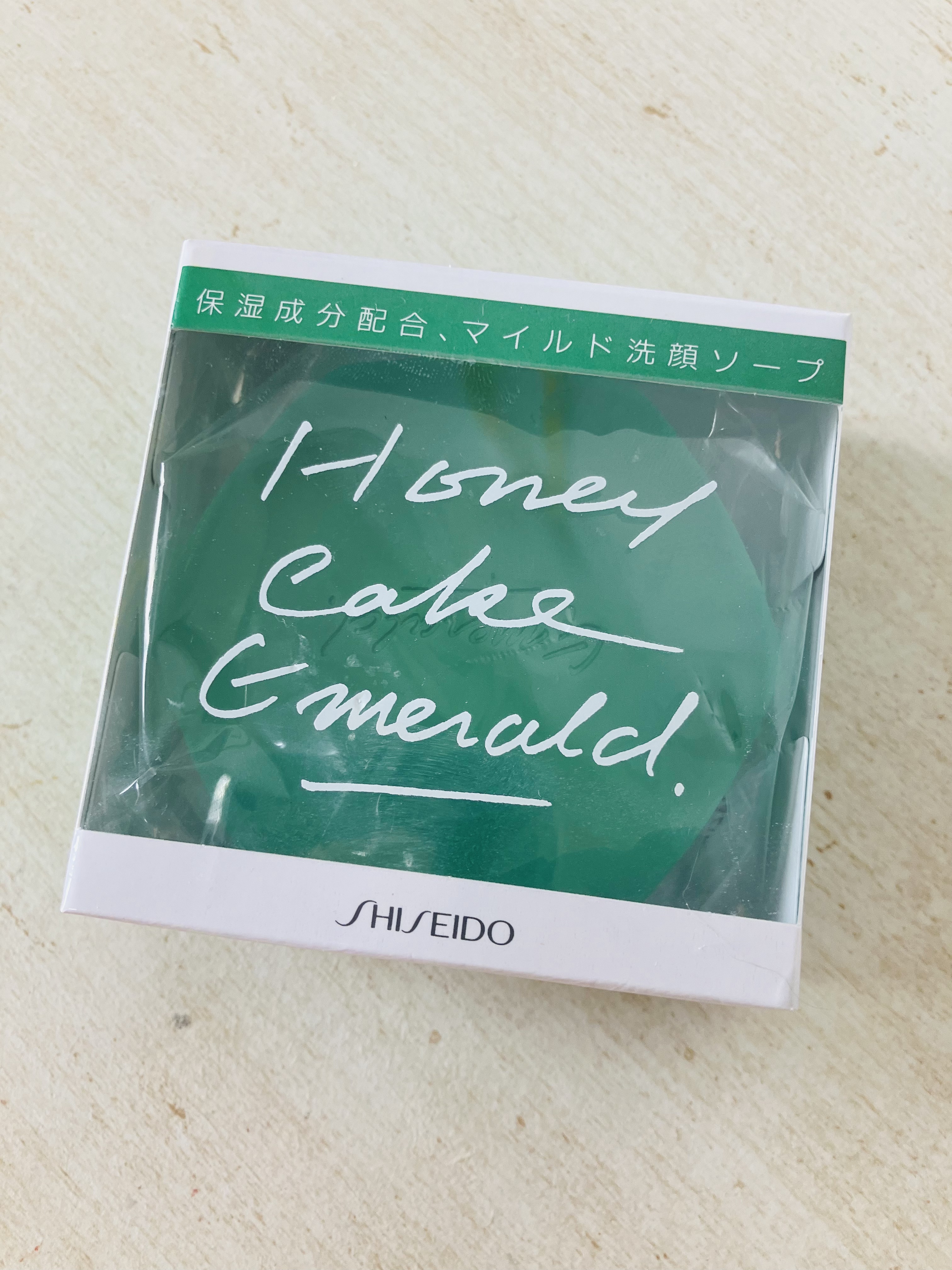 ホネケーキ(エメラルド)NA/SHISEIDO/洗顔石鹸を使ったクチコミ（1枚目）