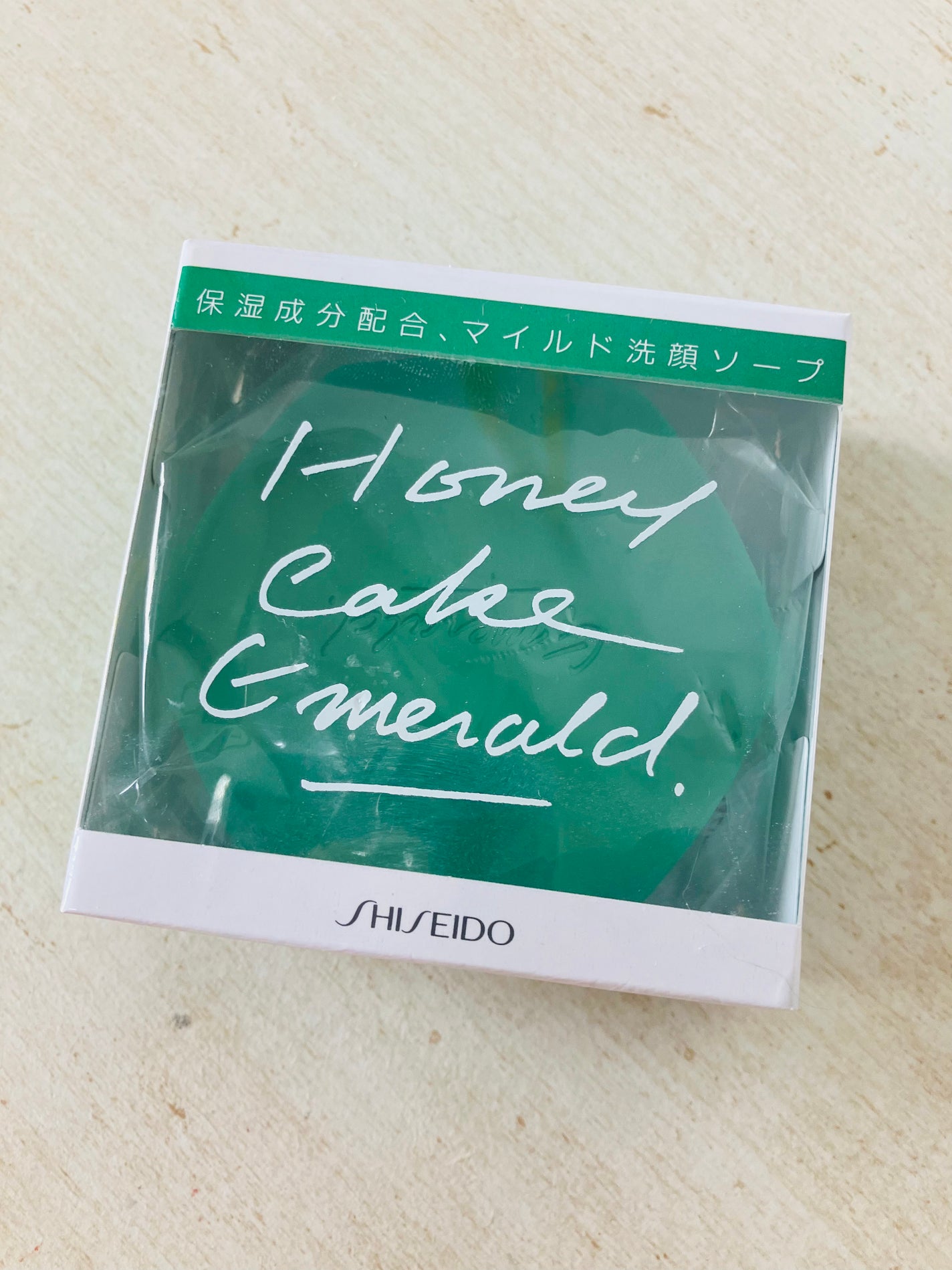 ホネケーキ(エメラルド)NA/SHISEIDO/洗顔石鹸を使ったクチコミ(1枚目)