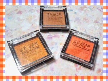 UR GLAM　POWDER EYESHADOW マンダリン/U R GLAM/シングルアイシャドウを使ったクチコミ（2枚目）