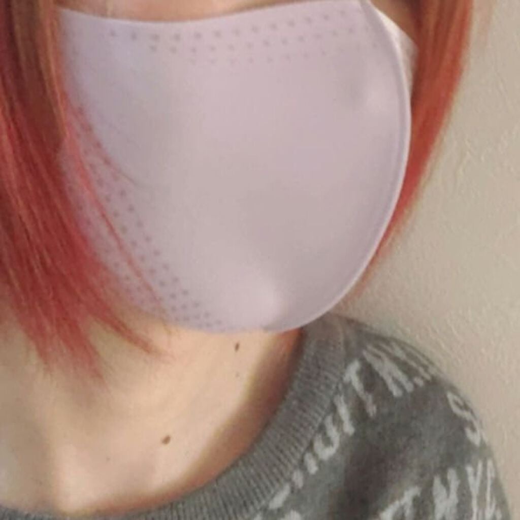 小顔シルエットマスク/KATE/マスクを使ったクチコミ(4枚目)