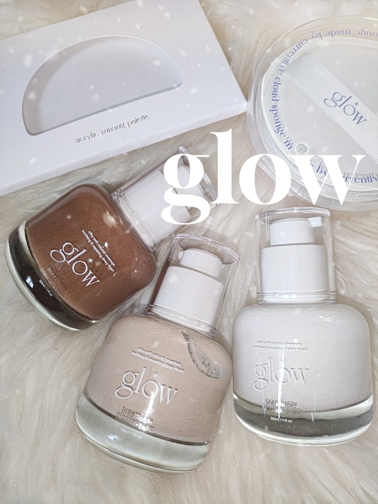 クラウドパフ3個 SET/glow/パフ・スポンジを使ったクチコミ（1枚目）