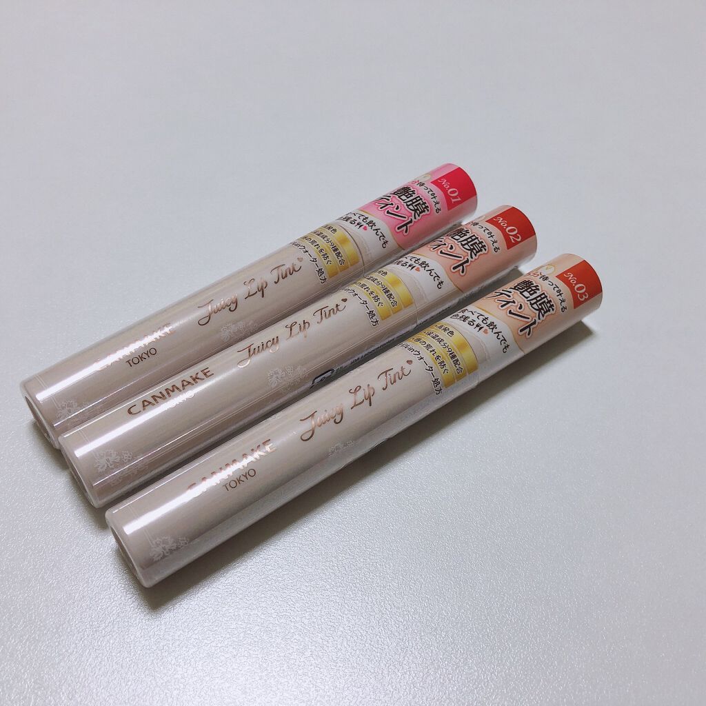 ジューシーリップティント/キャンメイク/口紅を使ったクチコミ（2枚目）