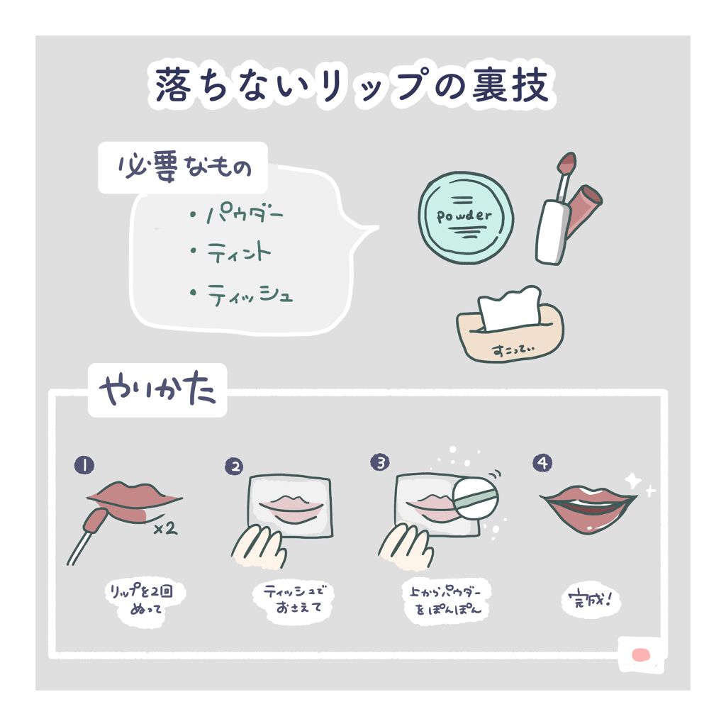 ソフトタッチリップティント/NAMING./リップティントを使ったクチコミ（2枚目）