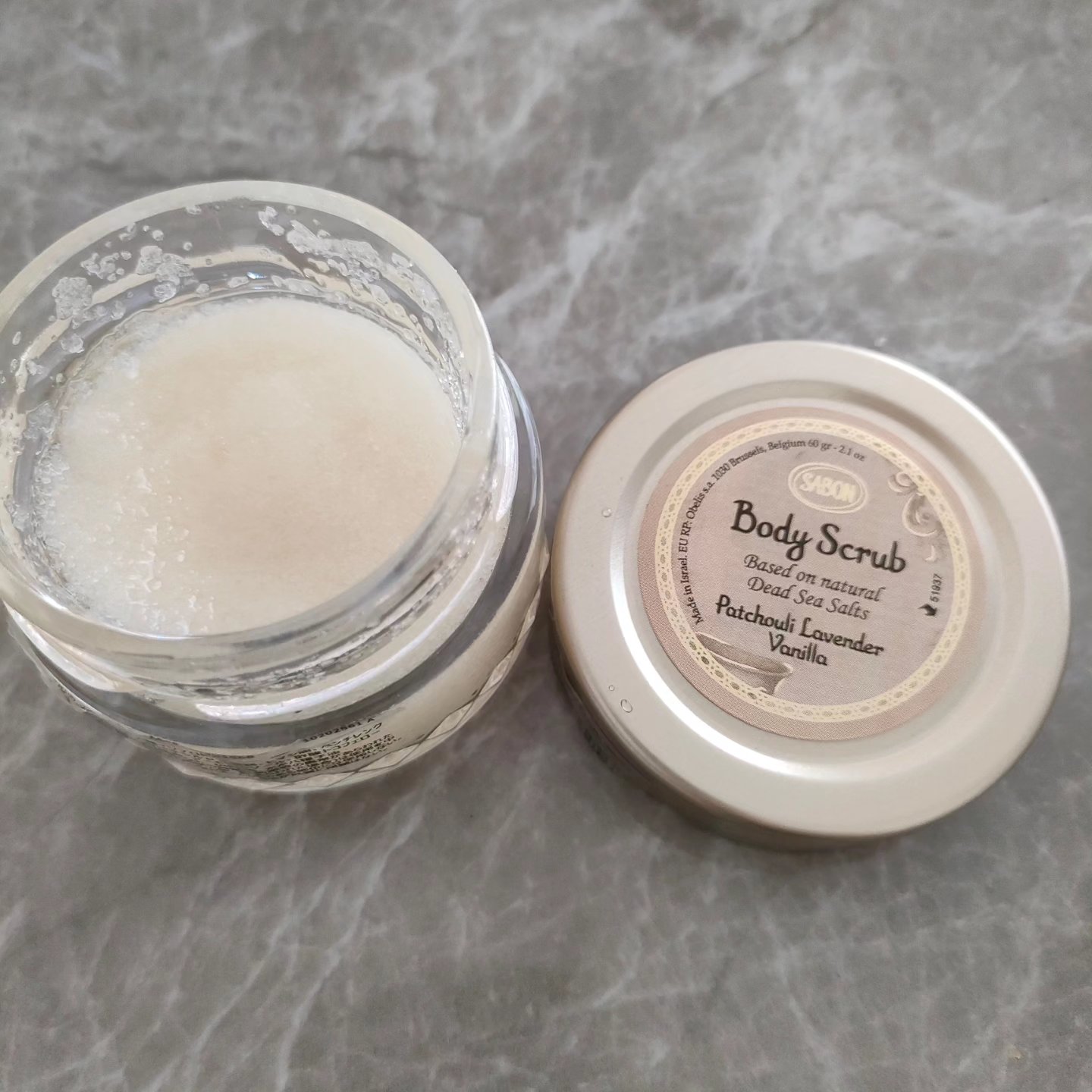 ボディスクラブ パチュリ・ラベンダー・バニラ/SABON/ボディスクラブを使ったクチコミ（1枚目）