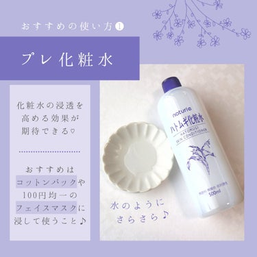 ハトムギ化粧水(ナチュリエ スキンコンディショナー R ) 旧製品/ナチュリエ/化粧水を使ったクチコミ（2枚目）