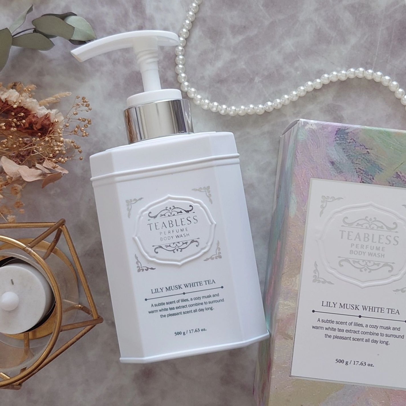 パフュームボディローション リリィムスクホワイトティー/TEABLESS/ボディローションを使ったクチコミ(4枚目)