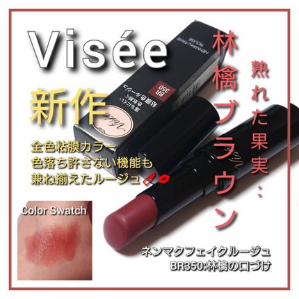 ネンマクフェイク ルージュ/Visée/口紅を使ったクチコミ(1枚目)
