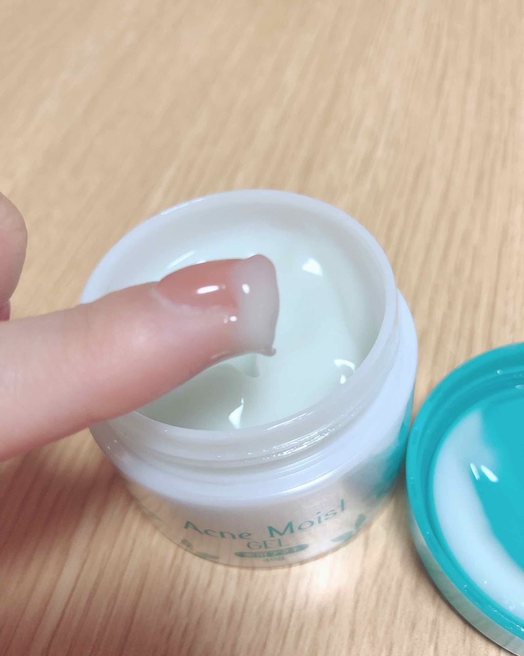 薬用アクネモイストジェル/DAISO/フェイスクリームを使ったクチコミ(2枚目)