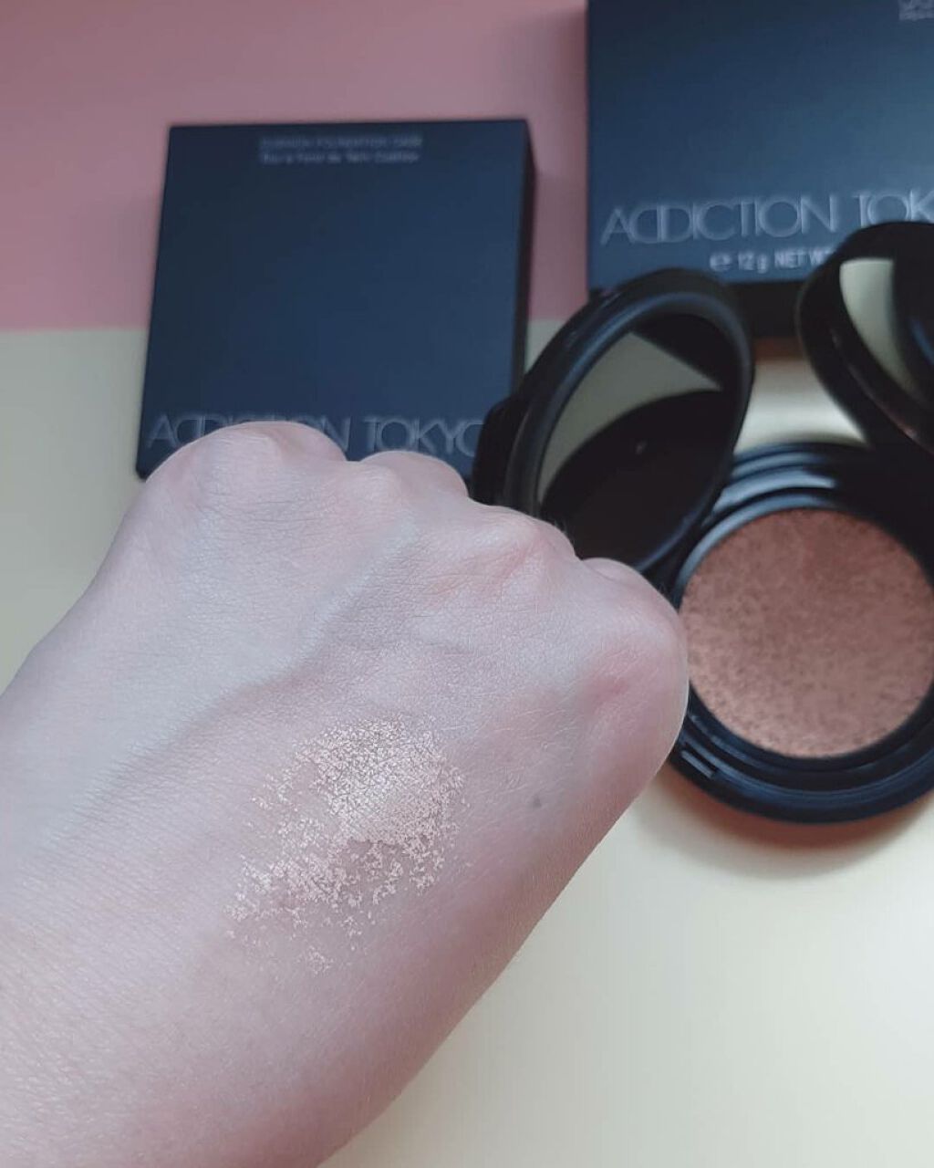 スキンリフレクト ラスティング UV クッションファンデーション/ADDICTION/クッションファンデーションを使ったクチコミ(6枚目)