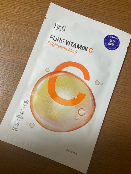 ドクタージー ピュア ビタミンC ブライトニングマスク/Dr.G/シートマスク・パックを使ったクチコミ(1枚目)