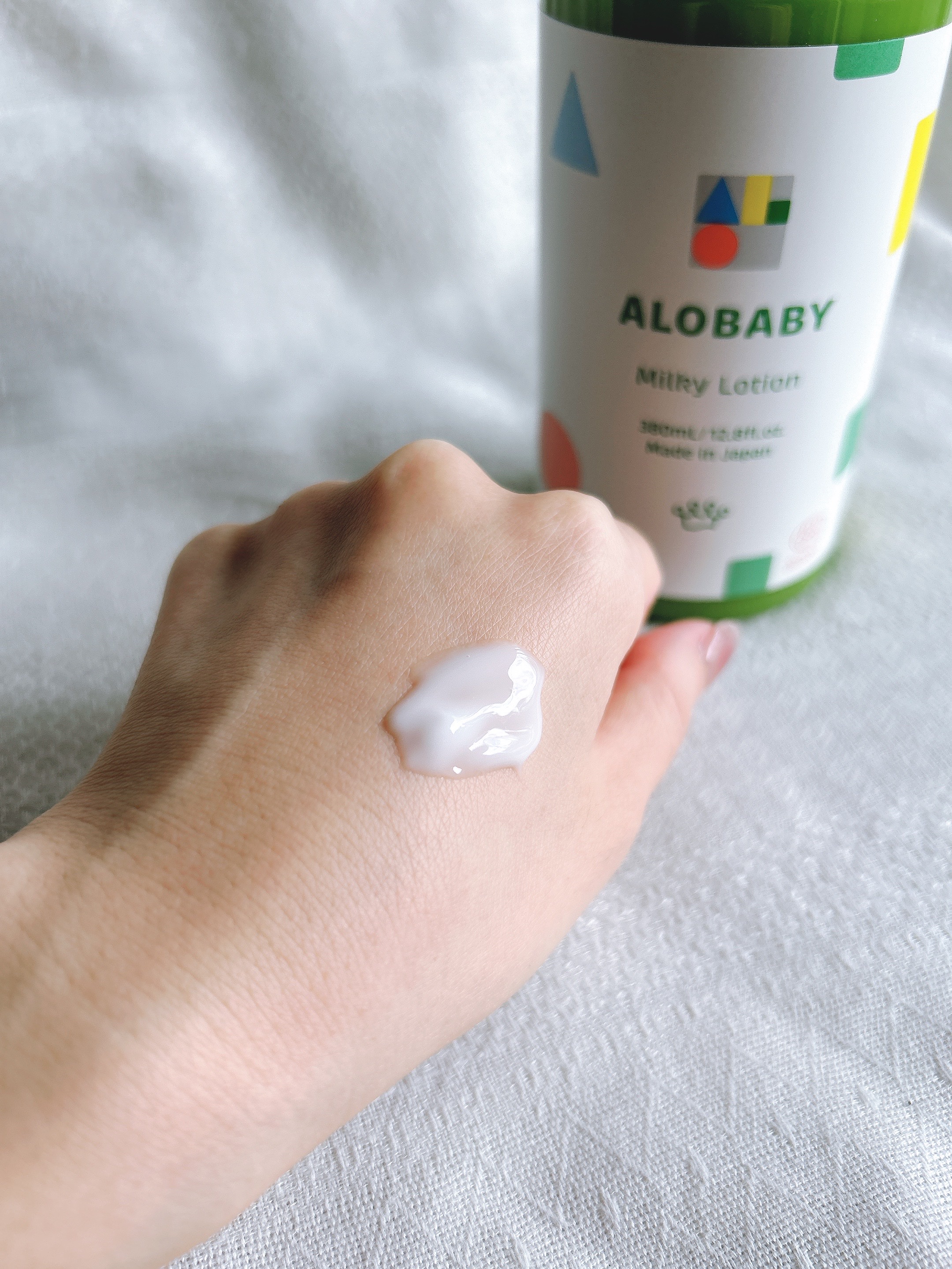 ミルクローション/ALOBABY/ボディローションを使ったクチコミ（2枚目）