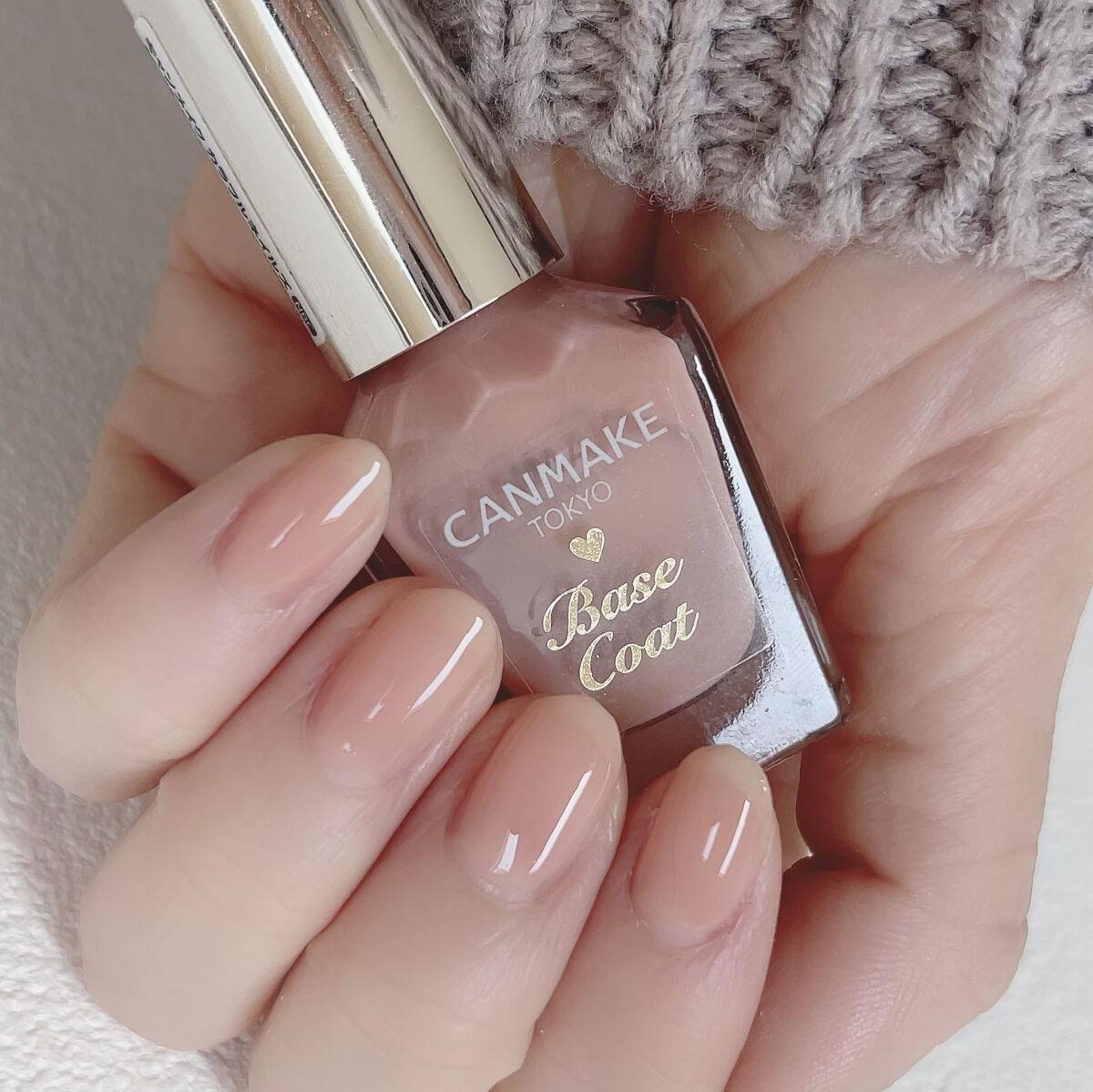 カラフルネイルズ NBC ベースコート/キャンメイク/マニキュアを使ったクチコミ（1枚目）