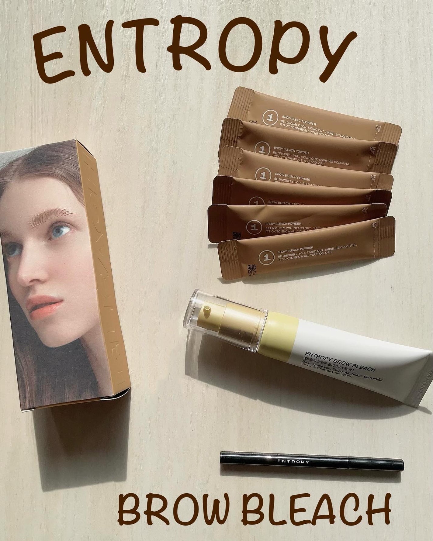 BROW BLEACH/ENTROPY/ブリーチ剤を使ったクチコミ(1枚目)