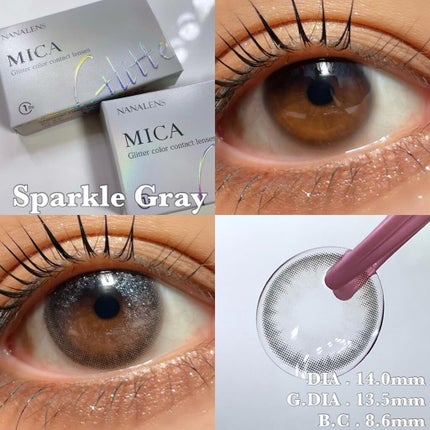 MICA.3month/NANA LENS/カラーコンタクトレンズを使ったクチコミ(6枚目)