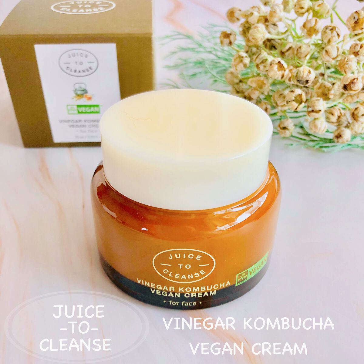 ビネガー コンブチャヴィーガン クリーム/JUICE TO CLEANSE/フェイスクリームを使ったクチコミ（1枚目）