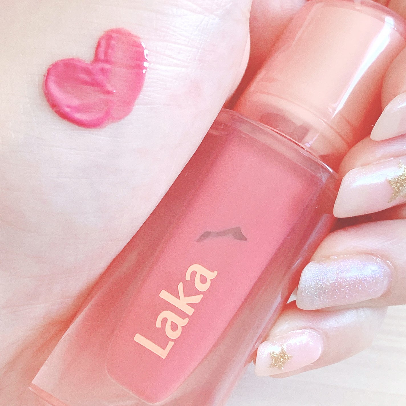 ジェリーイングヌードグロス/Laka/リップグロスを使ったクチコミ(3枚目)