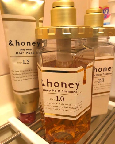 ディープモイスト シャンプー1.0／ヘアトリートメント2.0/&honey/シャンプー・コンディショナーを使ったクチコミ（1枚目）