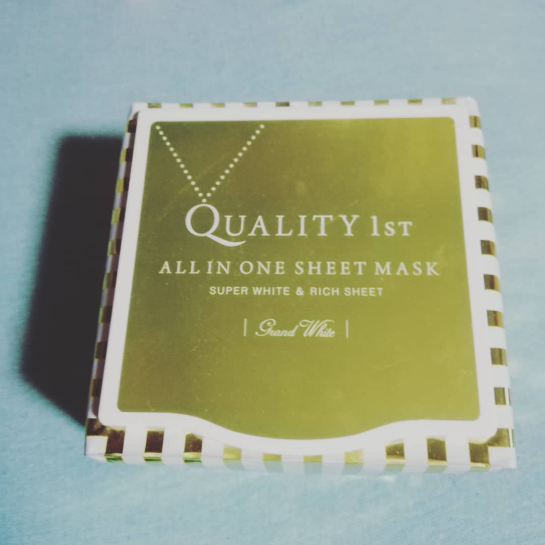 オールインワンシートマスク グランホワイト BOX/クオリティファースト/シートマスク・パックを使ったクチコミ(1枚目)