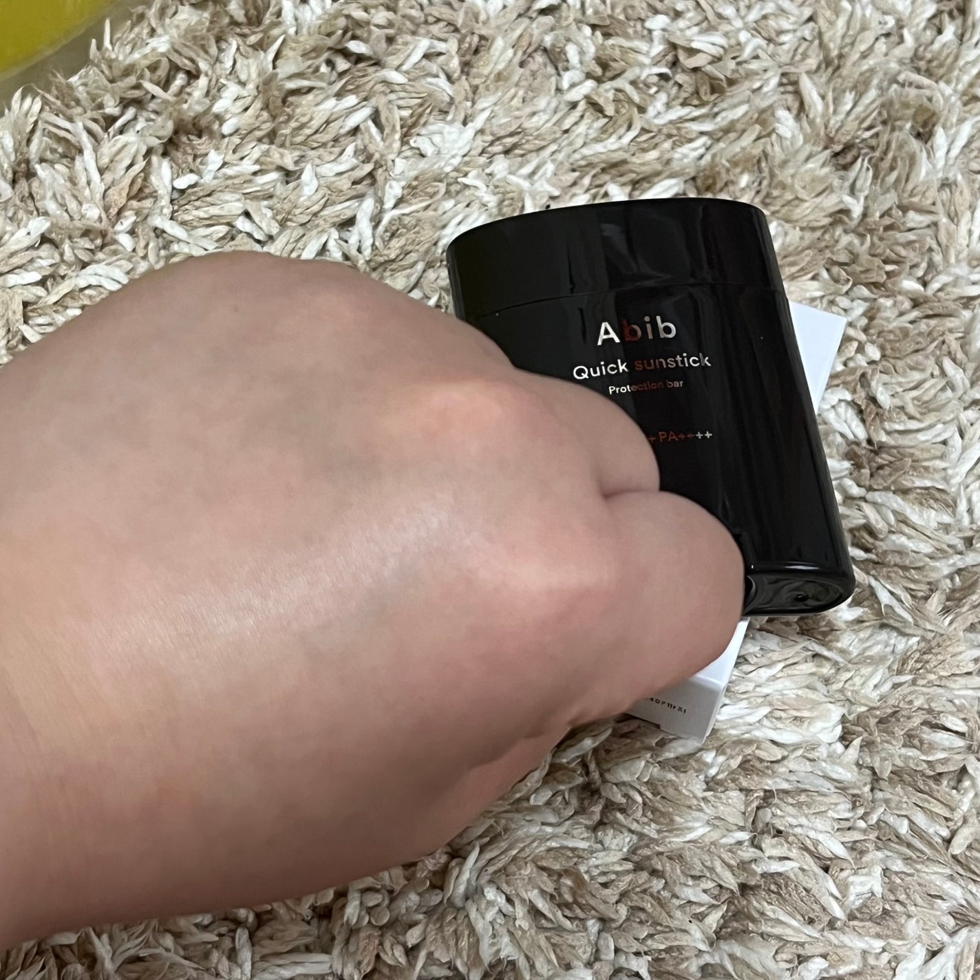 クイック サンスティック プロテクションバー/Abib /日焼け止めスティックを使ったクチコミ(3枚目)