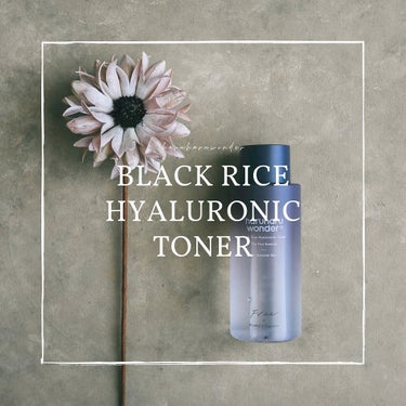 ブラックライスヒアルロニックトナー/haruharu wonder/化粧水を使ったクチコミ（1枚目）